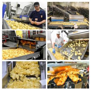 เครื่องทำมันฝรั่งทอด ข้าวโพด ผลไม้ และผัก ยี่ห้อ New Shengkang รุ่น 100 กก./ชม. แบบอัตโนมัติเต็มรูปแบบ ประสิทธิภาพสูง ผลิตจากสแตนเลส ควบคุมด้วยระบบ PLC - Product Image 5