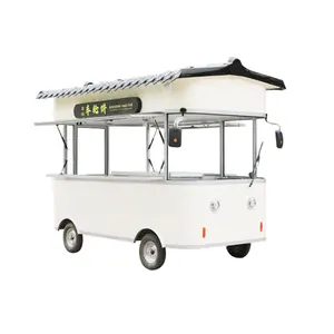 Dijual Truk Mini Trailer Lisensi MAKANAN TRUK Mini Kios Kopi Kereta Makan Siang Mobile untuk