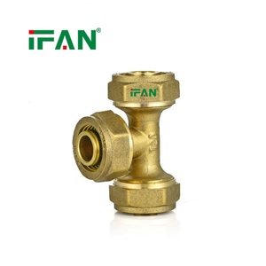 IFAN Suministro Profesional de Accesorios de Compresión PEX <span class=keywords><strong>Multicapa</strong></span>, Conexiones de Latón de <span class=keywords><strong>16</strong></span>-32MM, Codo y T en Latón para Compresión - Product Image 4