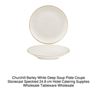 Assiette creuse Barley White Coupe 24,8 cm Churchill Stonecast Speckled 12Swhsevb9