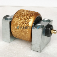 KANEOTEK-placas de martillo de diamante soldado al vacío, 18 pulgadas, 450mm, con 9 rodillos para mármol
