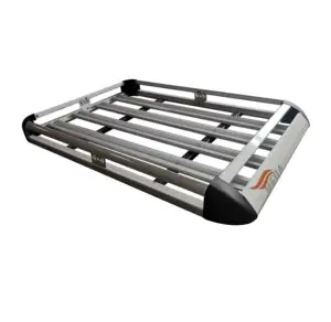 YH-F-002 High quality universal aluminum alloy roof rack cargo basket roof basket double layer