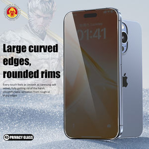 Protector DE PANTALLA DE TELÉFONO Monkey King 28 ° para teléfonos móviles <span class=keywords><strong>iPhone</strong></span> <span class=keywords><strong>12</strong></span> 13 15 17 Pro Max No Black Edge Smooth Touch 9H Anti Glare - Product Image 5