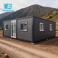 Villas modulaires de luxe populaires à 3 chambres, personnalisables, maisons préfabriquées en conteneurs, maisons modulaires préfabriquées en promotion