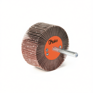 Ttake Abrasive Flap <b>Wheel</b> 100x30 Mm 6 Mm Shaft 120 Grit For <b>Grinding</b> - Product Image 2