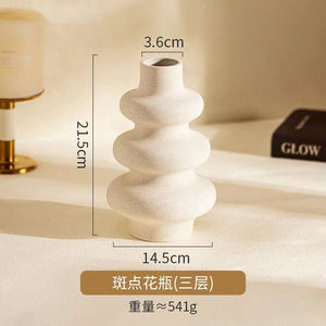 Commercio all'ingrosso irregolare moderno stile nordico a spirale vasi in ceramica bianca per la <span class=keywords><strong>casa</strong></span> Hotel decorazione ornamento vasi in ceramica per la decorazione della <span class=keywords><strong>casa</strong></span> - Product Image 6