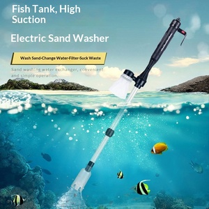Limpiador Eléctrico de Grava <span class=keywords><strong>para</strong></span> <span class=keywords><strong>Acuarios</strong></span>, Sifón de Vacío 3 en 1 <span class=keywords><strong>para</strong></span> Cambio de Agua, Lavado de Arena y Eliminación de Residuos - Product Image 2