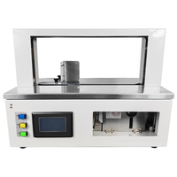 Machine de cerclage de papier semi-automatique JB dispositif de cerclage PP à entraînement mécanique billets de banque de monnaie monnaie PLC de moteur de noyau d'argent