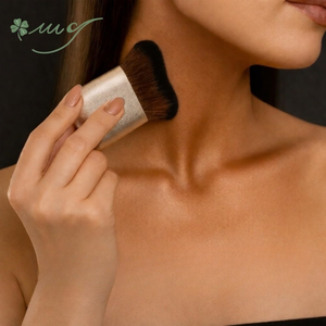 Brocha de Maquillaje de Pelo Sintético para Bronceado, Aplicador de <span class=keywords><strong>Autobronceador</strong></span> para Rostro, Cuerpo, Piernas y Espalda, para Difuminar Líquidos, Protector Solar, Base y Contorno - Product Image 1