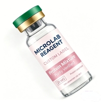 54. Étiquettes autocollantes en PP imperméables à adhérence stable, petites, pour flacons de peptides cosmétiques à usage longue durée
