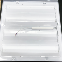 Panneau lumineux rétroéclairé 2x2 à LED 36W 3500K, 17 ans+ d'expérience, haute luminosité, anti-éblouissement, diffuseur prismatique en PS, corps en aluminium, IP44, pour la maison et le bureau