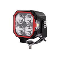 Aurora 3 pouces 60W LED Pod Light Side Shooter Amber White Backlit Auxiliary 4x4 pour Offroad Toyota Tacoma 4Runner Tundra Pickup