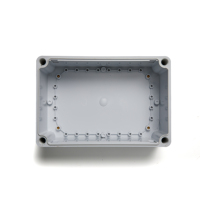 Corps en plastique ABS IP65 conception anti-perte 280*190*130mm boîtier d'instrument électronique étanche PC couverture transparente AG