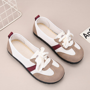 Zapatillas Deportivas Retro de Mujer para Primavera/Verano, de Malla Textil Sólida, Cómodas, Versátiles, para Entrenamiento, en Oferta - Product Image 1