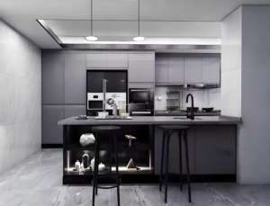 Ensembles d'armoires de cuisine en bois massif d'usine Armoires de cuisine Armoires de cuisine modernes prêtes à assembler - Product Image 6