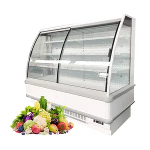 Vitrine de crème glacée de bureau professionnelle équipement de réfrigération congélateur d'affichage de crème glacée commerciale