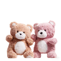 Ours en peluche IA super doux personnalisé en gros avec service de conception anti-stress pour cadeau d'anniversaire pour enfants et meilleurs jouets pour enfants