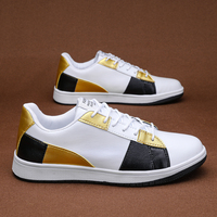 Chaussures basses en cuir PU pour hommes, avec logo personnalisé, amorti hivernal, pour la marche et le skateboard, petites commandes