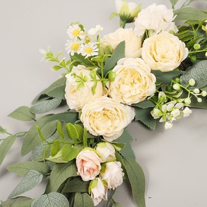 Boda señalización <span class=keywords><strong>esquina</strong></span> flor Tropical Artificial plástico seda planta fiesta evento decoración preservada Rosa escenario telón <span class=keywords><strong>de</strong></span> fondo - Product Image 3