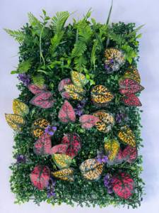 Panneau de haie artificielle en plastique de haute qualité en gros, écran de faux lierre, clôture extérieure, barrière pour la décoration de jardin - Product Image 1