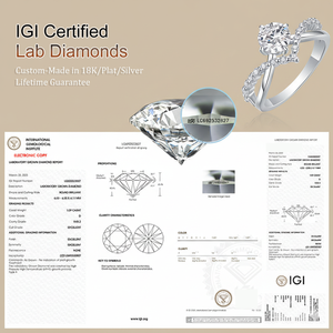 Vente directe d'usine, bijoux de mariage en argent 925 pour femmes, bague de fiançailles en <span class=keywords><strong>diamant</strong></span> de laboratoire de 1 carat, double couche, couronne de princesse, 1ct - Product Image 5