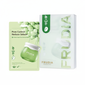 FRUDIA High Quality Green Grape Pore Control Sheet Mask 25ml*10ea Facial Masks - Product Image 2