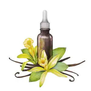 Organic Essential Oil Natural Vanilla Oil For Hair Skin Care Sweet Aroma Create A Warm And Tranquil Environment