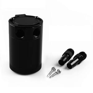 Separator Udara-Oli Aluminium <span class=keywords><strong>3</strong></span>/8 inci NPT Inlet Outlet <span class=keywords><strong>2</strong></span>-Port Compact Baffled Oil Catch Can/Tank - Product Image 1