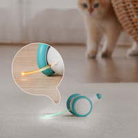 Mainan Kucing Robot Pintar Ramah Lingkungan, Bentuk Tikus Bergerak, Elektronik, Dapat Diisi Ulang USB, Interaktif, Bahan ABS, Tidak Beracun