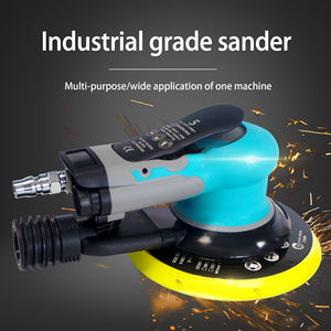 Ponceuse de paume orbitale à air à double <span class=keywords><strong>action</strong></span> assistée par vide avec <span class=keywords><strong>sac</strong></span> de collecte de poussière et tuyau intégrés - Product Image 4