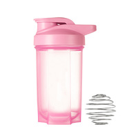 Portable 500ml Shaker Tasses pour Sports En Plein Air Enfants Gym Protéines Bouteilles Paille Type Sac D'écoulement D'eau