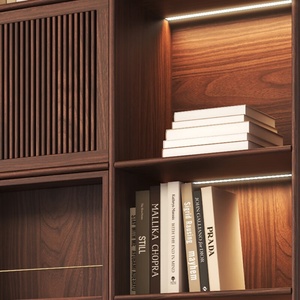 Mueble de TV de Madera Maciza con Estanterías, Unidad de TV para Montar en la Pared, Ideal para Salas de Estar en Apartamentos Familiares, Muebles para el Salón - Product Image 5