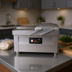 Scelleuse sous vide Vevor, longueur de scellage 23,62 pouces, 1200W, acier inoxydable, coupe-sac intégré, usage domestique, cuisine, usage commercial. - Product Image 2