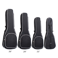Sac rembourré pour ukulélé 21 "23" 26 "pouces 5mm étui pour ukulélé vente en gros en Chine B-244