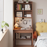 Table de chevet perforée en bois massif, faite à la main, pour ordinateur, 70 cm de large, table d'étude pour enfants, surface de bureau
