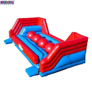 14x5m đôi làn người lớn WIPEOUT bơm hơi lớn Baller được sử dụng cho khóa học tấn công bơm hơi từ nhà máy bơm hơi - Product Image 3