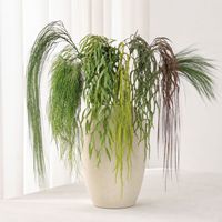 Plante Artificielle Suspendue de 160 cm, Magnifique Bouquet de Feuilles Colorées pour la Maison, le Bureau, Plantes Murales, Fleurs Artificielles pour Cérémonie de Remise des Diplômes