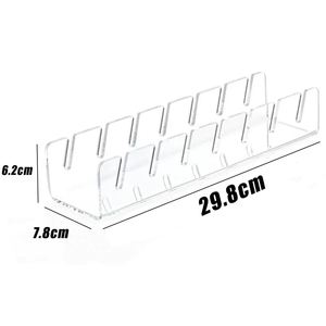 Expositor de Gorras de Béisbol Transparente y Negro de 7 Orificios, Soporte de Acrílico Resistente para Decorar el Hogar y Tiendas - Product Image 2