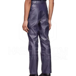 Designer Inspired Leather Pants for Men Soft Touch Lightweight Bulk Supply Men's Pants Washed 2025 - Product Image 6