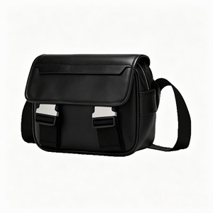 Borsa a Tracolla in Pelle PU per Uomo, Stile Casual con Logo Personalizzato, Design alla Moda - Product Image 1