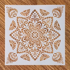 <span class=keywords><strong>Plantillas</strong></span> de Mandala para Pintar en la Pared, de Plástico PET, Reutilizables, Cortadas con Láser, de 30 cm, Personalizadas, al por Mayor - Product Image 4