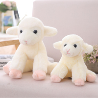 Chinois exportation de jouets en gros en peluche animaux jouets en peluche mouton réaliste oreiller jouets pour enfants cadeaux d'anniversaire