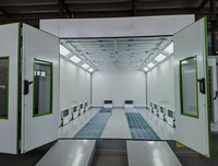 Cabine de pulvérisation de garage chauffée électrique de haute qualité professionnelle pour l'utilisation de cuisson de meubles de voiture