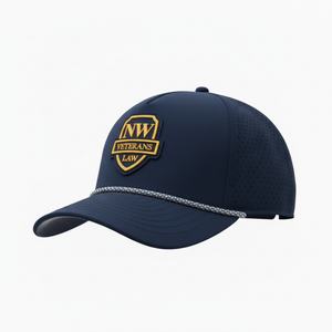 Gorra de Golf Personalizada OEM con Malla Perforada, Logotipo, 5 Paneles, Visera Ligeramente Curvada, Cierre a Presión, Parche de Goma Impermeable - Product Image 1