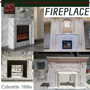 Colonne Romane in Marmo Bianco Calacatta di Precisione GOLDKING con Venature Grigie Uniche in Cristallo per Facciata in Stile Palazzo e Lobby di Villa - Product Image 2