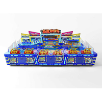 Máquina de Juego Arcade LED de Carreras de Autos con Monedas, 6 Jugadores, para Parques de Diversiones y Centros de Entretenimiento Familiar