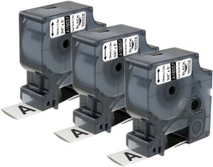 Etichettatrice Industriale <span class=keywords><strong>DYMO</strong></span> Compatibile con Tubi da 3/4 Pollici, Stampa Bianca/Nera A18057 18057, Nastri per Stampante di Tubi Termorestringenti Industriali - Product Image 1