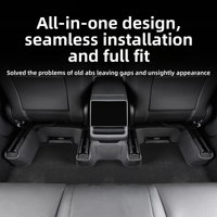 Protections de seuils de porte populaires pour Model Y, protège-sièges arrière, protections d'angle de siège, tapis anti-coup de pied Tesla en cuir PU pour intérieur