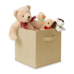 Juego de contenedores para niños, <span class=keywords><strong>caja</strong></span> de almacenamiento de tela plegable con logotipo personalizado, organizador de ropa cuadrado, <span class=keywords><strong>30x30</strong></span>, venta al por mayor - Product Image 6