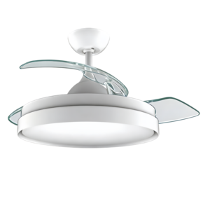 Ventilador de Techo con Luz LED de 36W, Aspas Ocultas, Anillo Invisible, Control Remoto, Regulable, Motor DC Reversible, para Dormitorio - Product Image 4